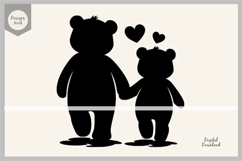 Download Free The Three Bears - SVG File, DXF File For Silhouette