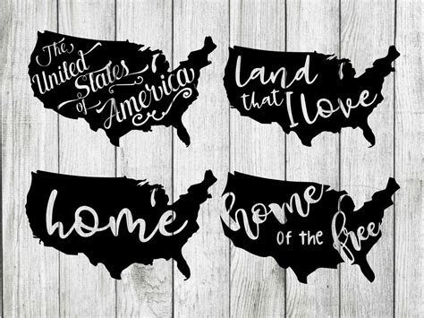 Download Free The United States SVG Bundle Files DXF Files