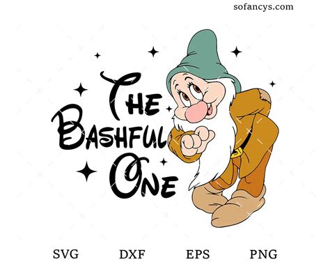 Download Free The bashful one svg DXF Files