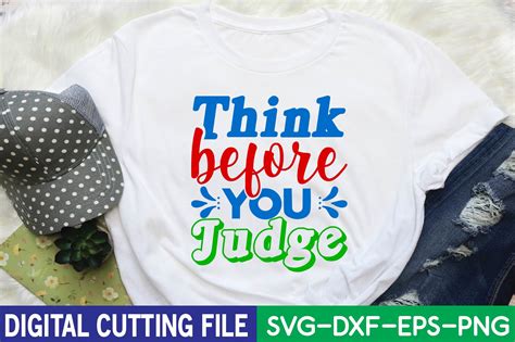 Download Free Think Before You Judge For Crafts