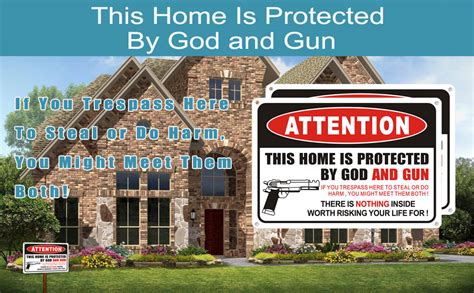 Download Free This House is Protected by God and a Gun Commercial Use Free PSD Mockups