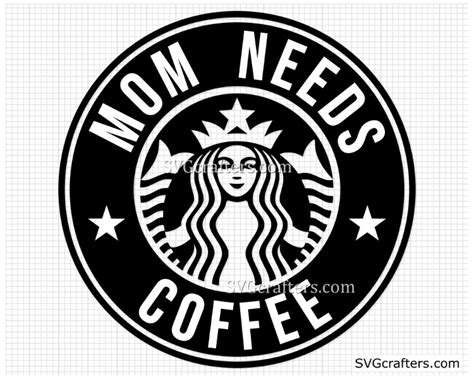 Download Free This Mom Needs Coffee Svg Cut File Files DXF Files
