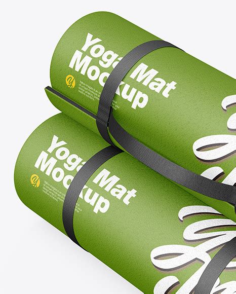 Download Free Three Yoga Mats Mockup PSD Object Mockups PSD Files
