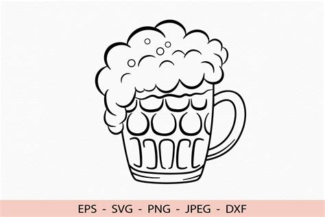 Download Free Time To Drink Beer Commercial Use DXF Files