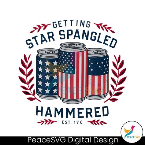 Download Free Time To Get Star Spangled Hammered SVG Printable Files