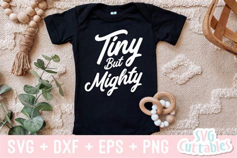 Download Free Tiny But Mighty Cricut SVG DXF Files