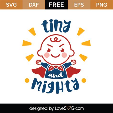 Download Free Tiny But Mighty Files for Cricut