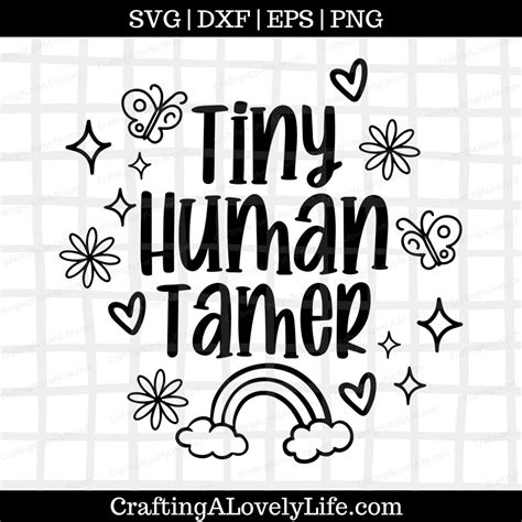Download Free Tiny Human Tamer SVG Cut Files