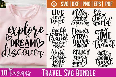 Download Free To Travel Is To Live Commercial Use For Crafts