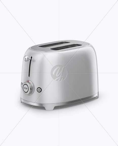 Download Free Toaster Mockup - Half Side View PSD Generator