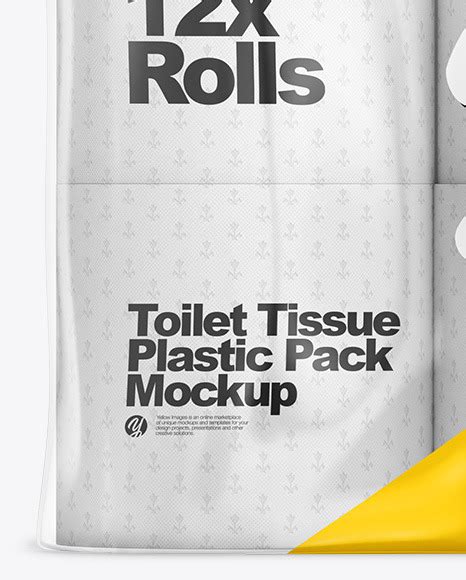 Download Free Toilet Paper 12 Pack Mockup - Front view PSD Generator