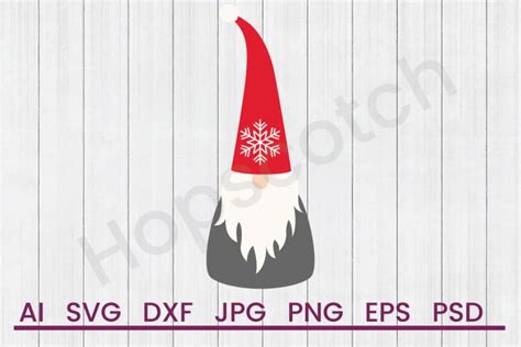 Download Free Tomte Scandi Merry Christmas Gnome - SVG File,DXF File Commercial Use DXF Files