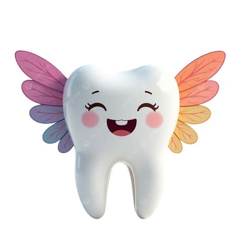Download Free Tooth with Fairy Wings | SVG | PNG | DXF DXF Files