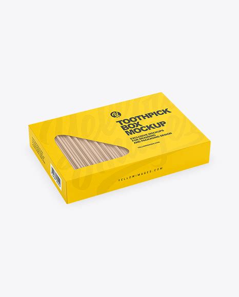 Download Free Toothpicks Box Mockup PSD Yellowimages.com Free Object Mockups