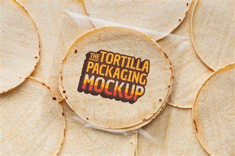Download Free Tortilla Pack Mockup PSD Generator