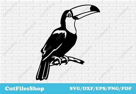 Download Free Toucan Bird Svg Design DXF Files