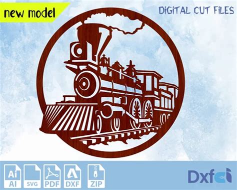 Download Free Toys Train - SVG File, DXF File Creativefabrica DXF Files