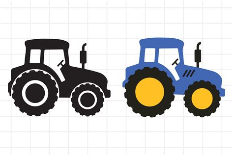 Download Free Tractor SVG Cut File Commercial Use DXF Files