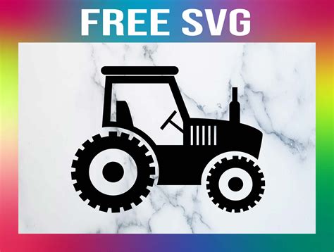 Download Free Tractor SVG Cut File Easy Edite