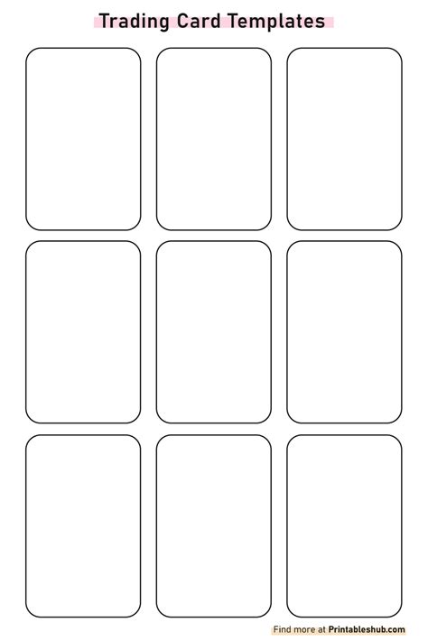 Free Trading Card Templates