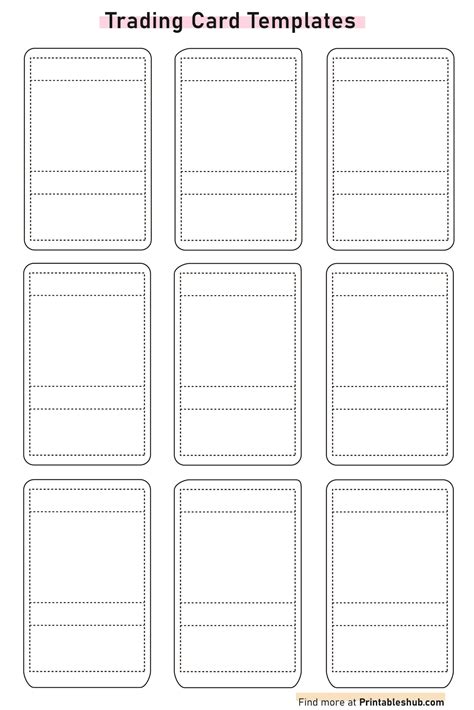 Free Trading Cards Template