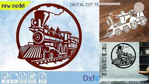 Download Free Train SVG DXF EPS - cutting file Files