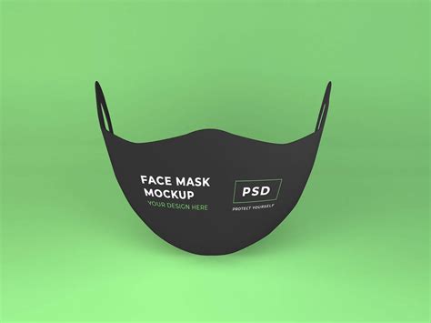 Download Free Training Mask Mockup PSD Generator PSD Files