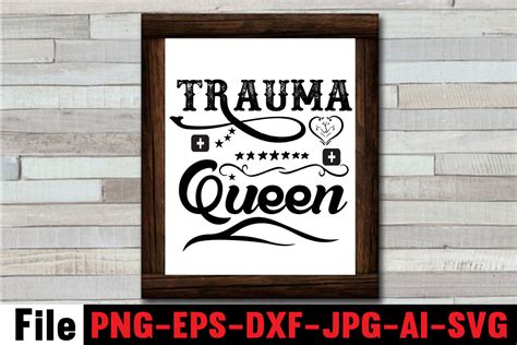 Download Free Trauma Queen Silhouette