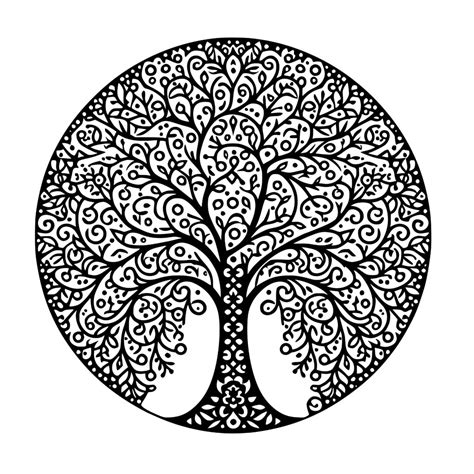Free Tree Mandala SVG: Unlock the Mystical Power of Nature!