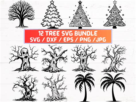 Download Free Tree SVG / DXF / EPS Files Creativefabrica For Crafts