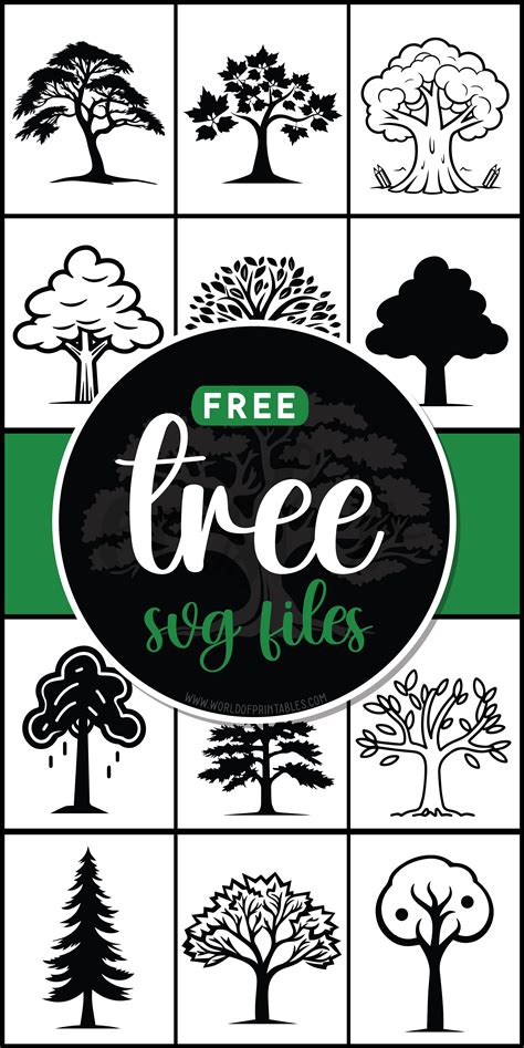 Download Free Tree SVG / DXF / EPS Files Cricut SVG DXF Files
