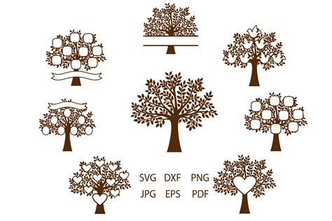 Download Free Tree SVG / DXF / EPS Files Silhouette For Crafts
