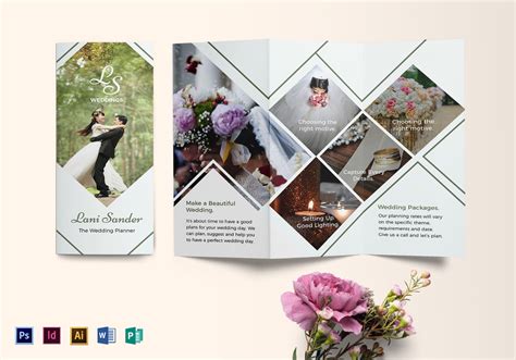 Free Tri Fold Wedding Brochure Templates