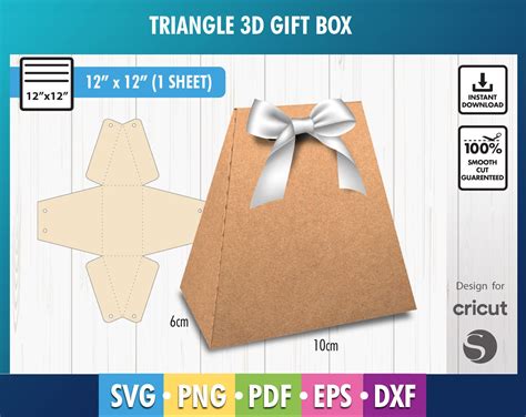 Download Free Triangle Box SVG Cricut SVG For Crafts