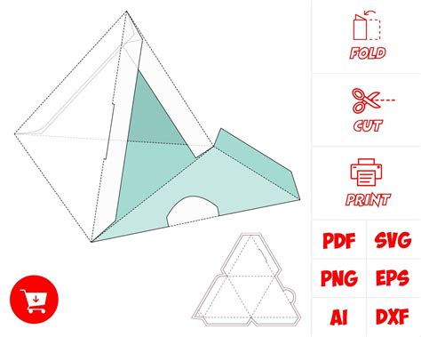 Download Free Triangle Box SVG Printable