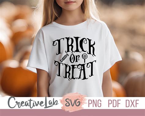Download Free Trick or Treat - SVG file DXF Files