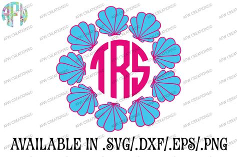 Download Free Tropical Fish Monograms - SVG, DXF, EPS Cut File Files DXF Files