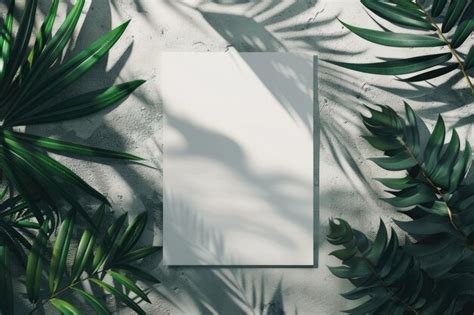 Download Free Tropical Leaf Shadows PSD Templates Generator