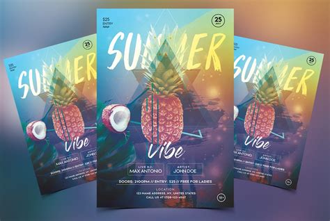 Download Free Tropical Vibes Commercial Use Free PSD Mockups