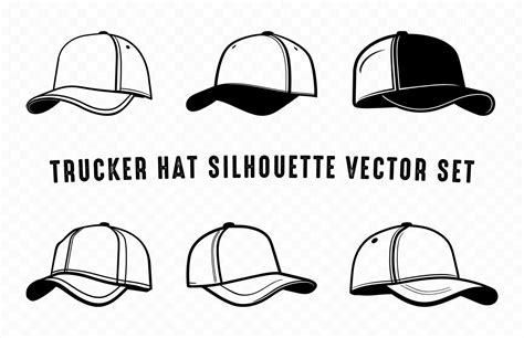 Download Free Trucker Hat | SVG | PNG | DXF For Crafts