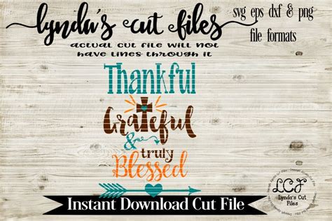 Download Free Truly Blessed SVG Cut File Commercial Use DXF Files