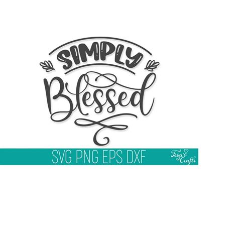 Download Free Truly Blessed SVG Cut File For Cricut