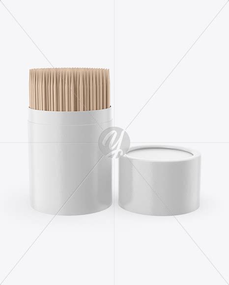 Download Free Tube with Toothpicks Mockup TIFF PSD Generator