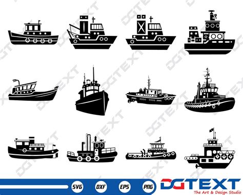 Download Free Tugboat - SVG File, DXF File Cricut SVG For Crafts