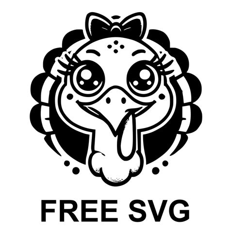 Download Free Turkey Face Set SVG Cut File Commercial Use Free PSD Mockups