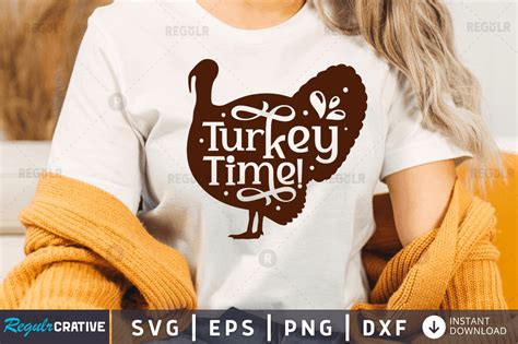 Download Free Turkey Time - SVG File, DXF File Commercial Use For Crafts