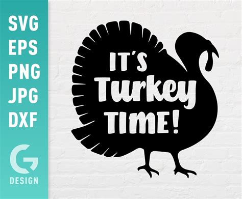 Download Free Turkey Time - SVG File, DXF File DXF Files