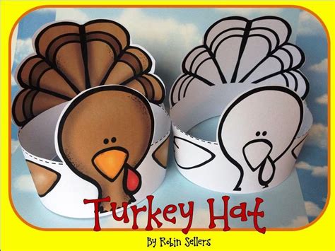 Download Free Turkey in a hat. Word Cloud Craft. Printable
