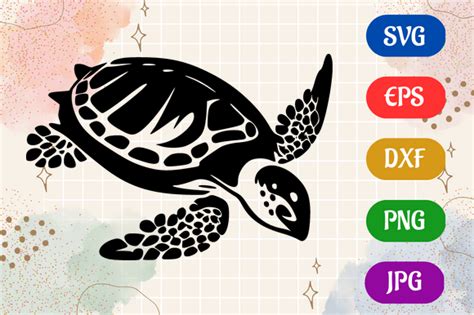 Download Free Turtle Papercut Design SVG / DXF / EPS / PNG files Printable