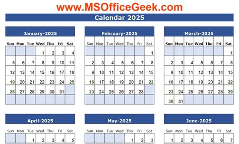 Free Tutorial Msoffice Calendar